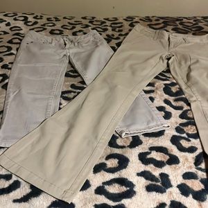AMERICAN EAGLE CAPRI & FLARED JEANS